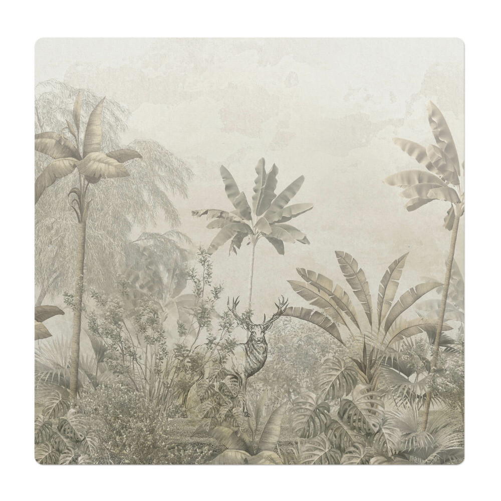 Podložka pod židli Tropický les s jeleny