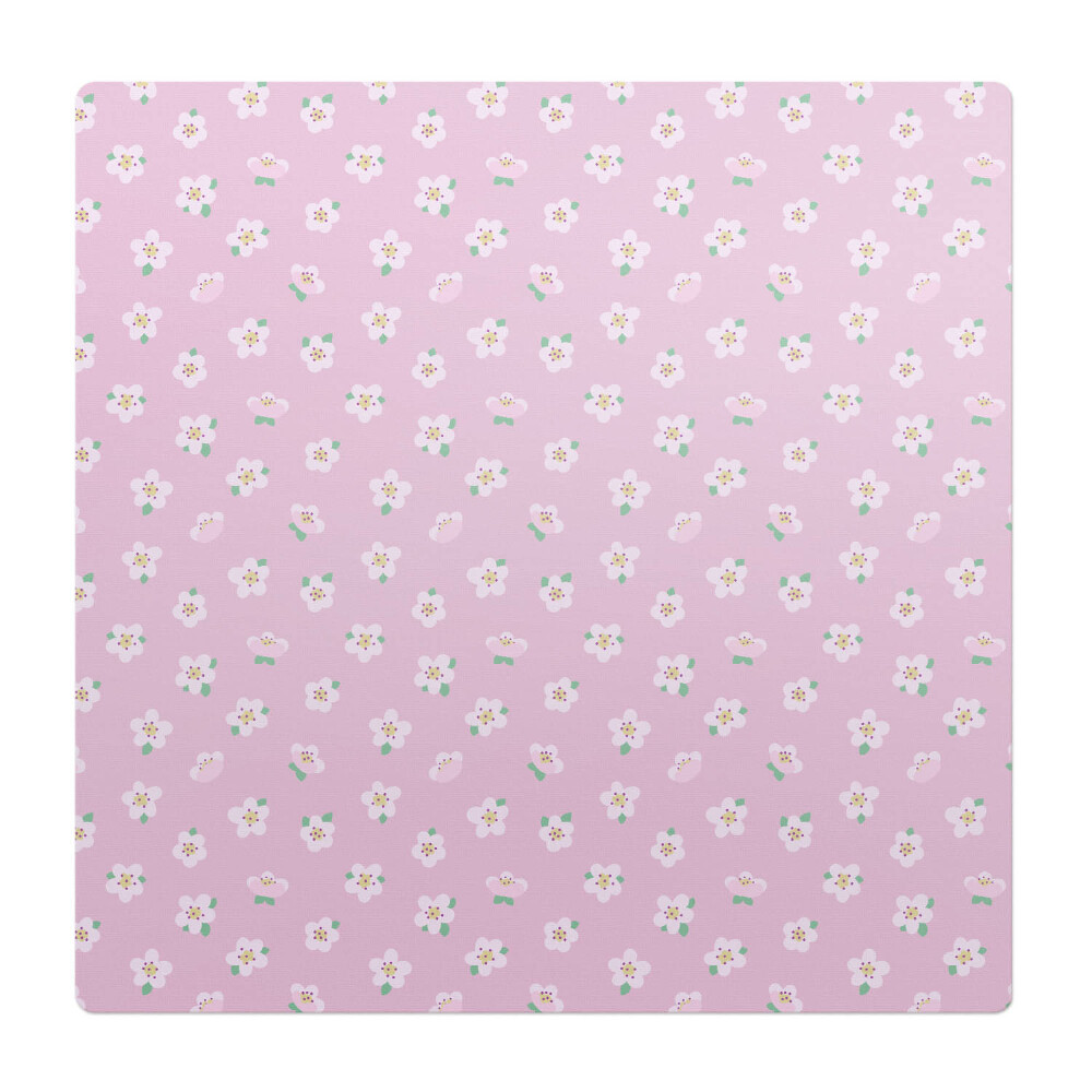 Podložka pod židli Květinový pastelový vzor