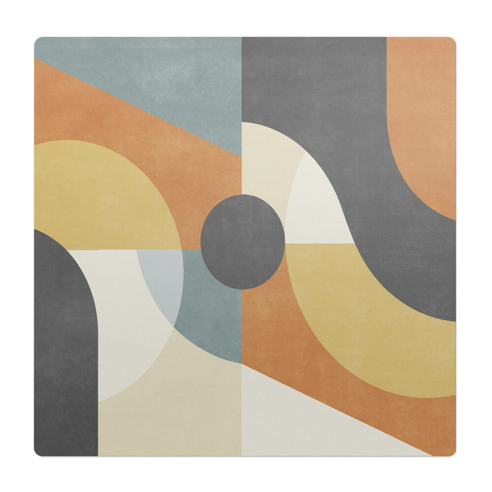 Podložka pod židli Geometrické oblouky