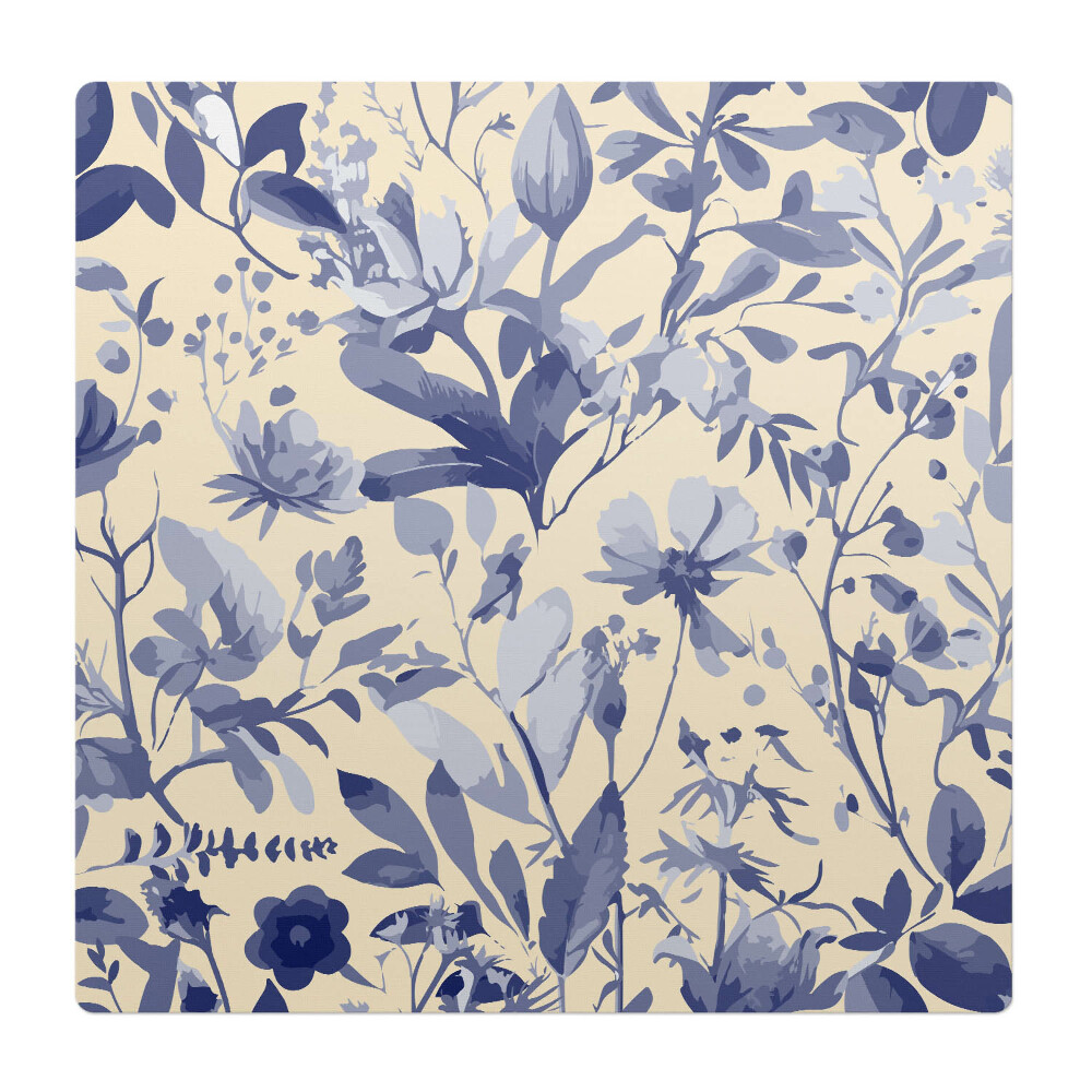 Podložka pod křeslo Retro květinový vzor