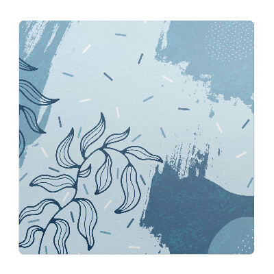 Ochranná podložka na podlahu Abstraktní rostlinný vzor