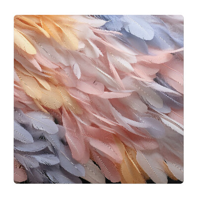 Ochranná podložka pod židli Pastelové peří