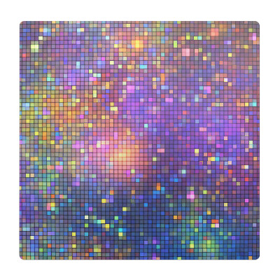 Podložka pod křeslo Pixelová mozaika
