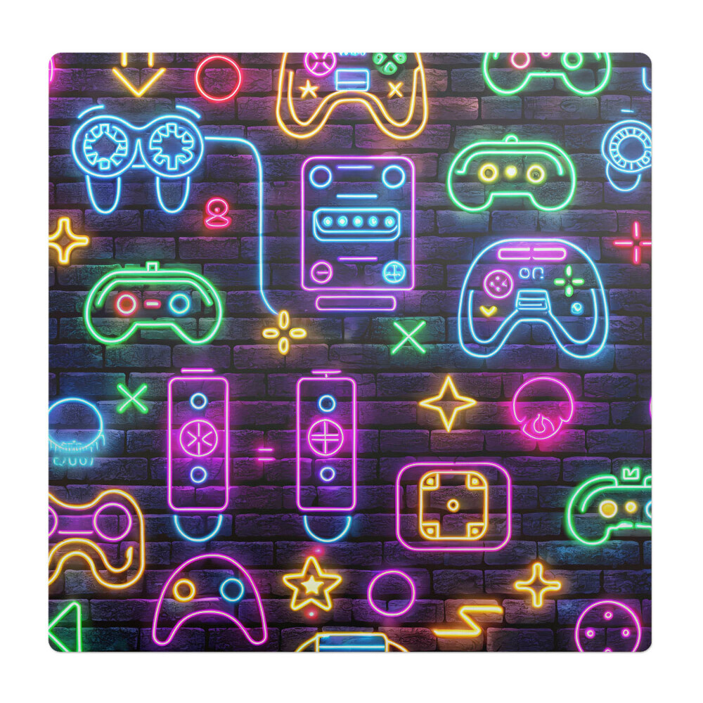 Ochranná podložka na podlahu Neonové herní ovladače