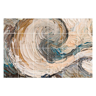 Samolepka na dlaždice Abstraktní textura víří