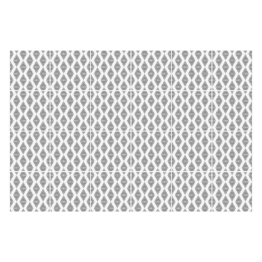 Samolepka na dlaždice Diamantové mřížky v řadě