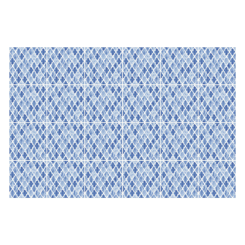 Samolepka na dlaždice Motiv měřítka v mřížce