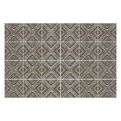 Samolepka na dlaždice Geometrické motivy kosočtverců