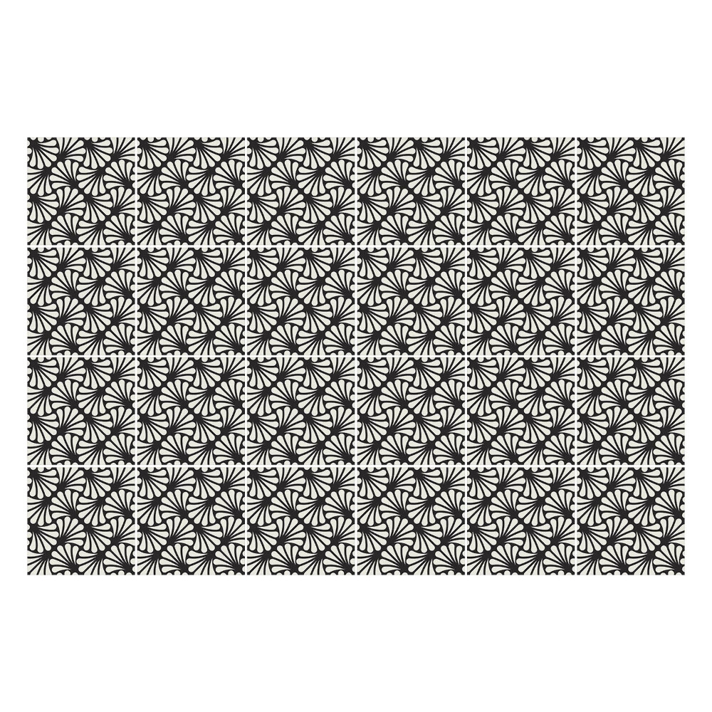 Nálepka na dlaždice Stylové rostlinné motivy