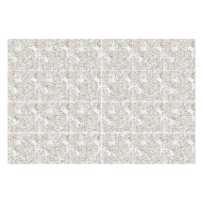 Samolepka na dlaždice Tropické listy v uspořádání