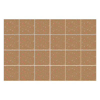 Samolepka na dlaždice Květinový motiv v pozadí