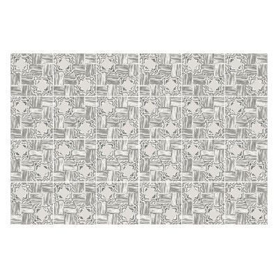 Nálepka na dlaždice Překřížené oblouky v mřížce