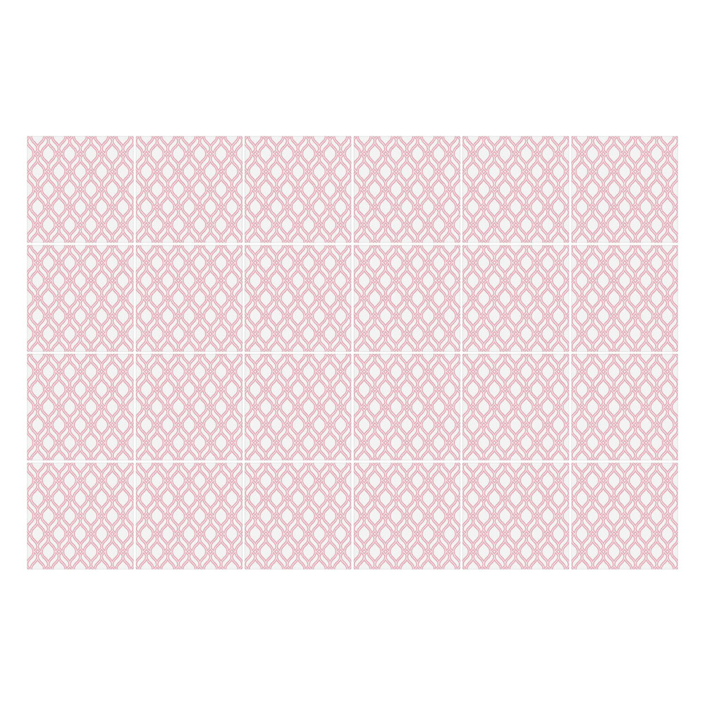 Nálepka na dlaždice Jemné kosočtverce v mřížce