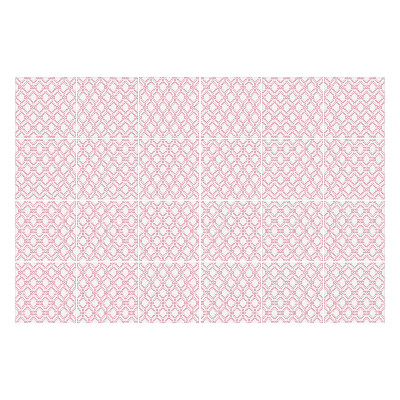 Nálepka na dlaždice Jemné kosočtverce v mřížce