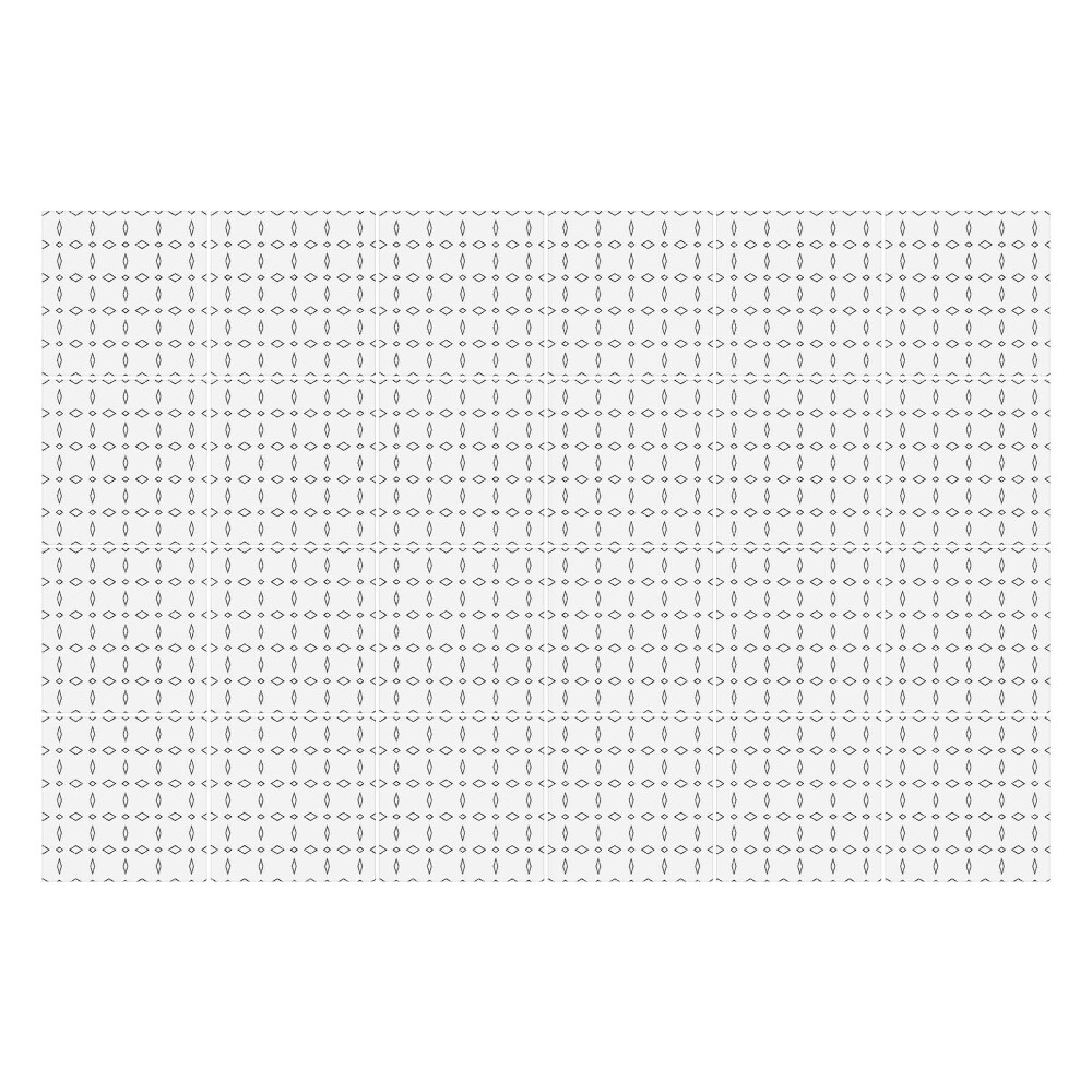 Samolepka na dlaždice Symetrické oválné tvary