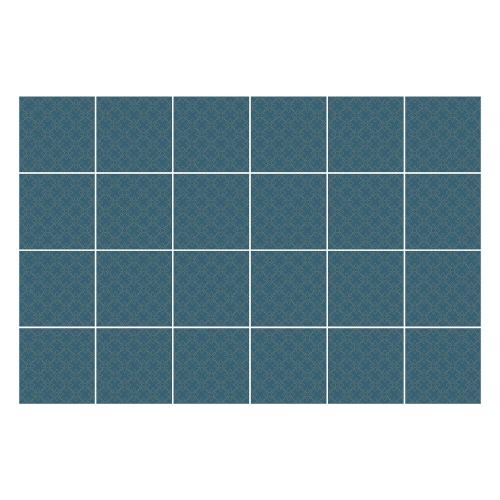 Nálepka na dlaždice Geometrie v opakovatelnosti