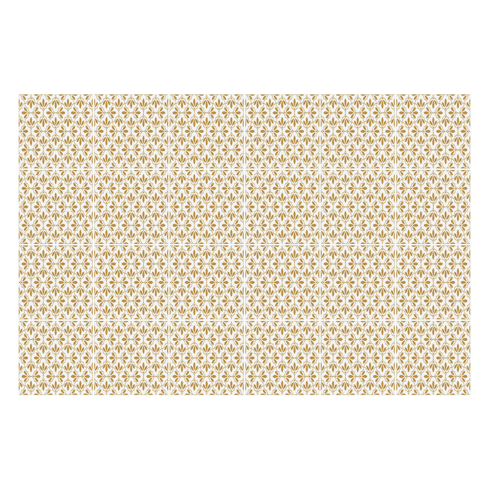 Samolepka na dlaždice Jemné květinové motivy