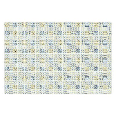 Nálepka na dlaždice Geometrické tvary v mřížce