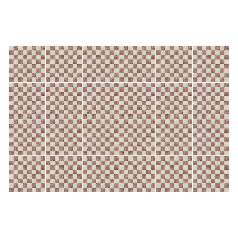 Samolepka na dlaždice Rozložení kostkové šachovnice