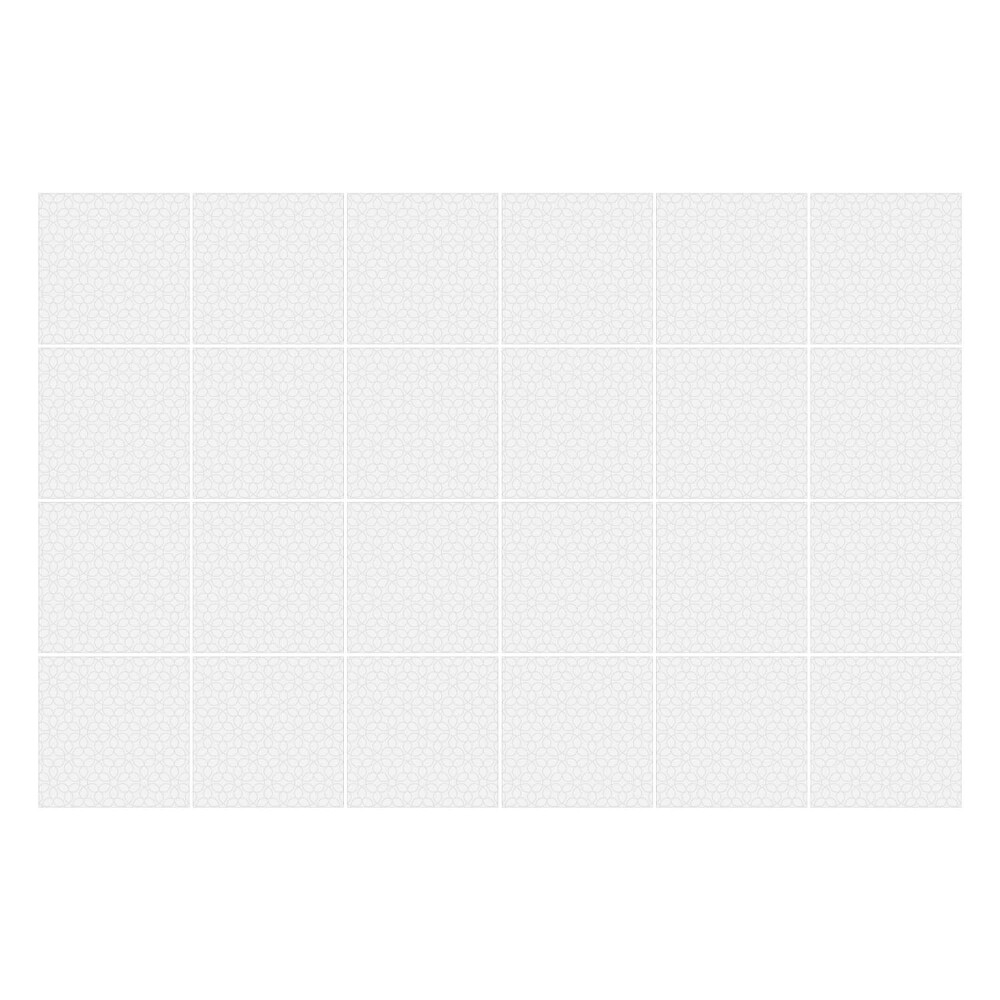 Samolepka na dlaždice Hexagonální kompozice