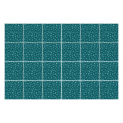 Nálepka na dlaždice Dynamické linie a kapky