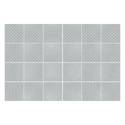 Samolepka na dlaždice Jemné, symetrické motivy