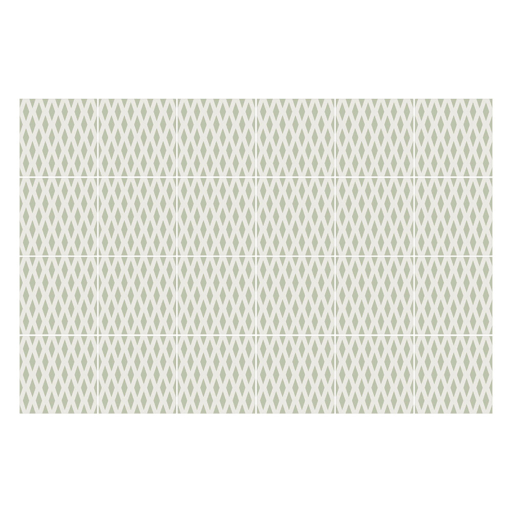 Nálepka na dlaždice Diamantové uspořádání kosočtverců