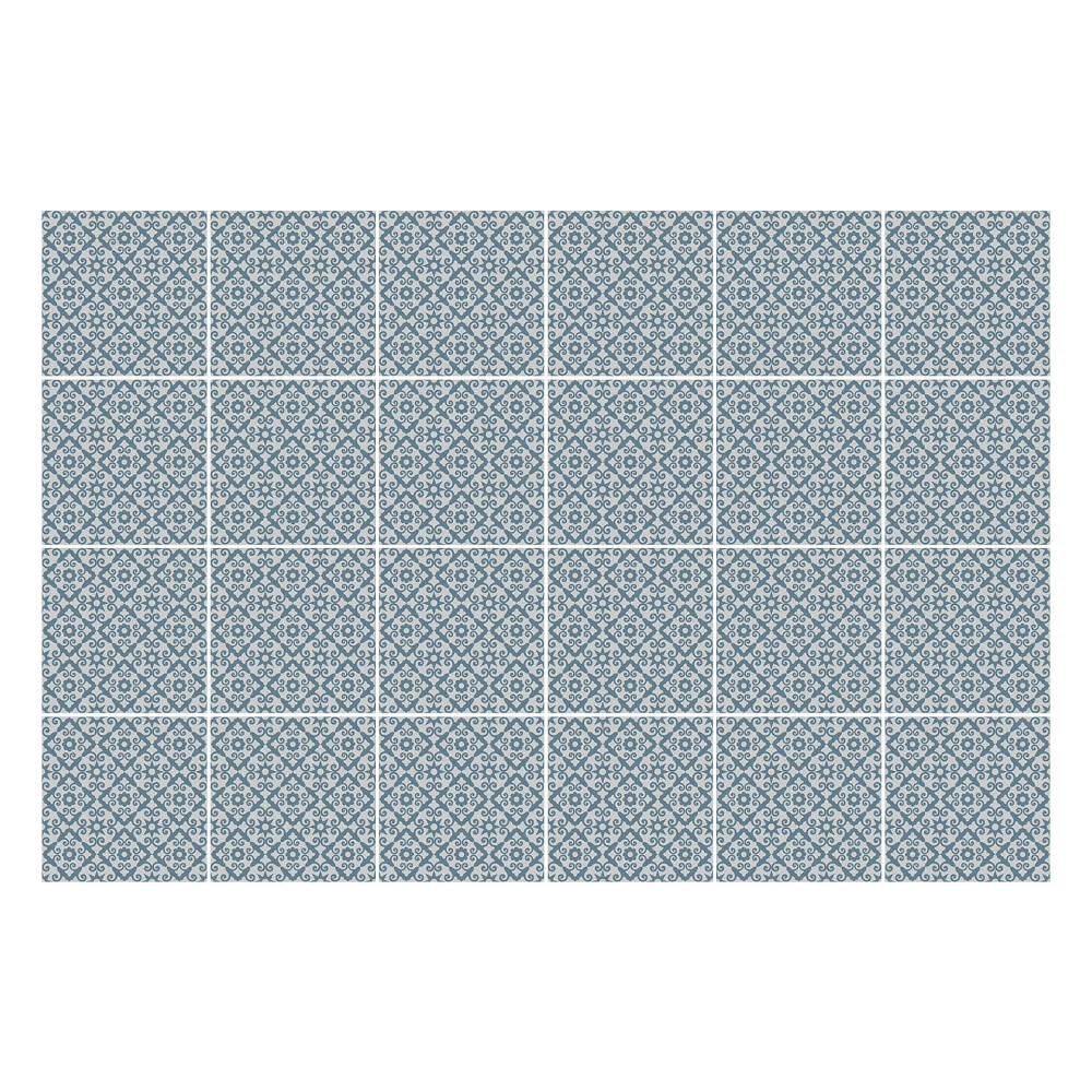 Samolepka na dlaždice Jemné květinové motivy