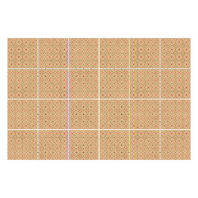 Nálepka na dlaždice Jemný květinový motiv