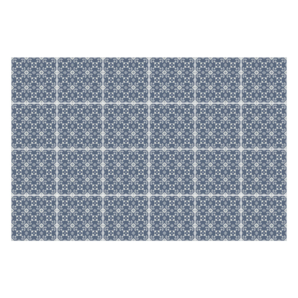 Nálepka na dlaždice Květinový motiv s detaily