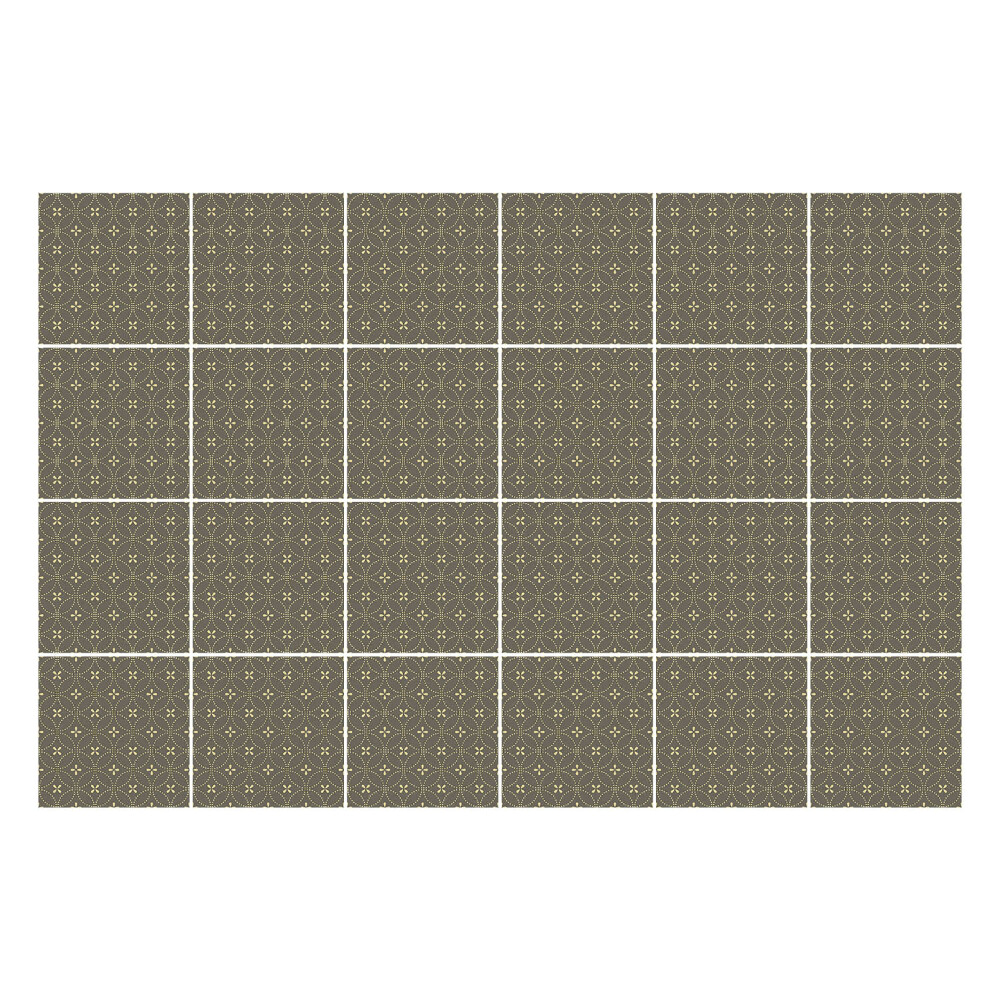 Samolepka na dlaždice Geometrie v malých tvarech