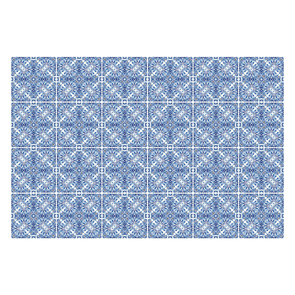 Samolepka na dlaždice Květinové ozdoby v klasickém stylu