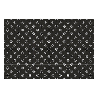 Samolepka na dlaždice Geometrické tvary v mřížce