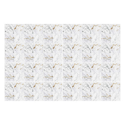 Nálepka na dlaždice Mramorové vlny s akcentem