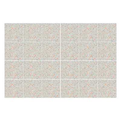 Samolepka na dlaždice Květinový motiv s listy