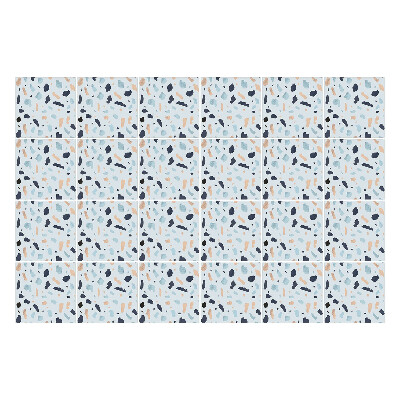 Samolepka na dlaždice Abstraktní tvary v pohybu