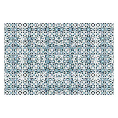 Nálepka na dlaždice Květinový motiv s ornamenty