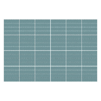 Samolepka na dlaždice Vlny v pravidelném vzoru