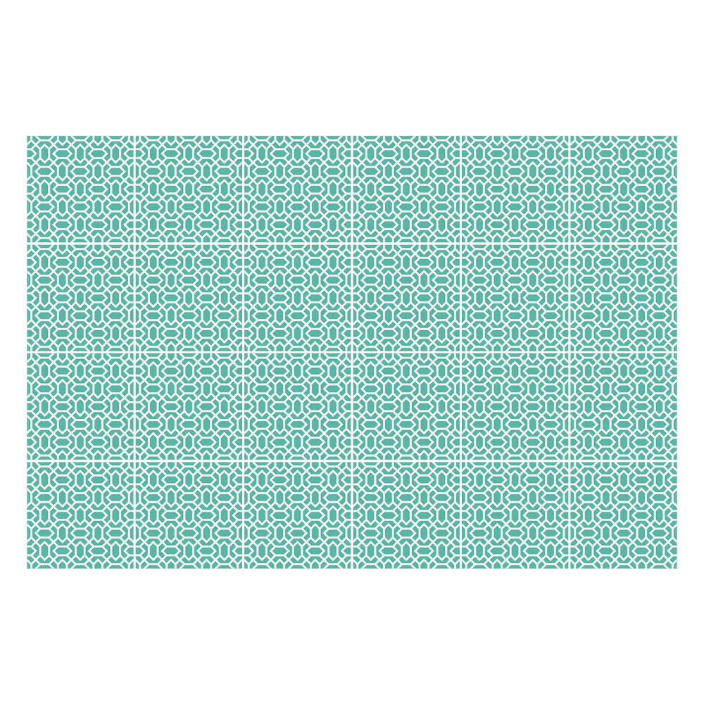 Nálepka na dlaždice Geometrické tvary v mřížce