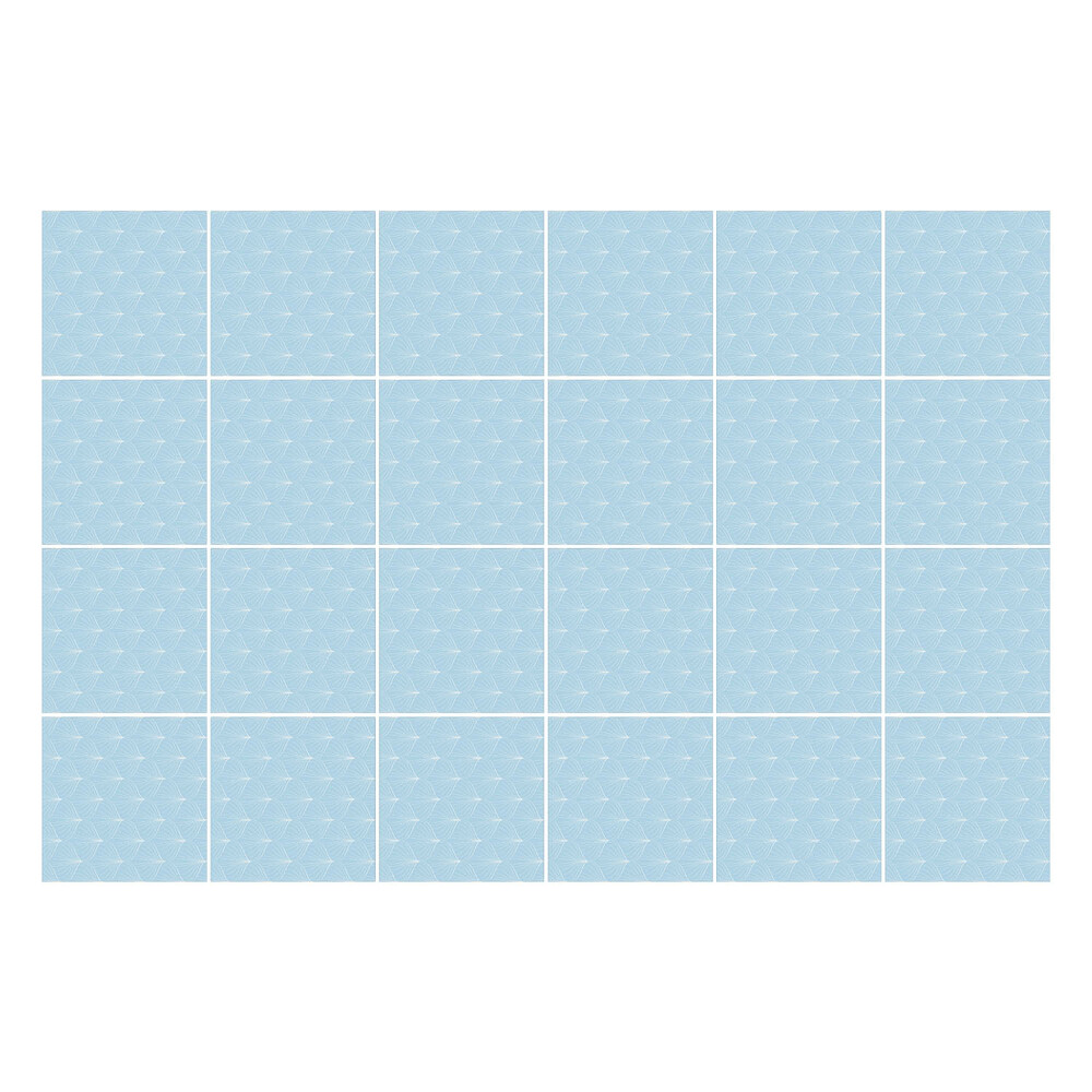 Samolepka na dlaždice Trojúhelníkové sítě