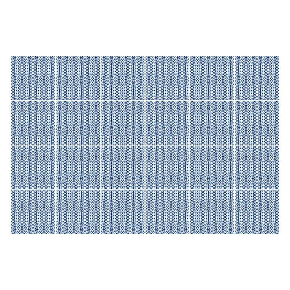 Nálepka na dlaždice Geometrické motivy v mřížce