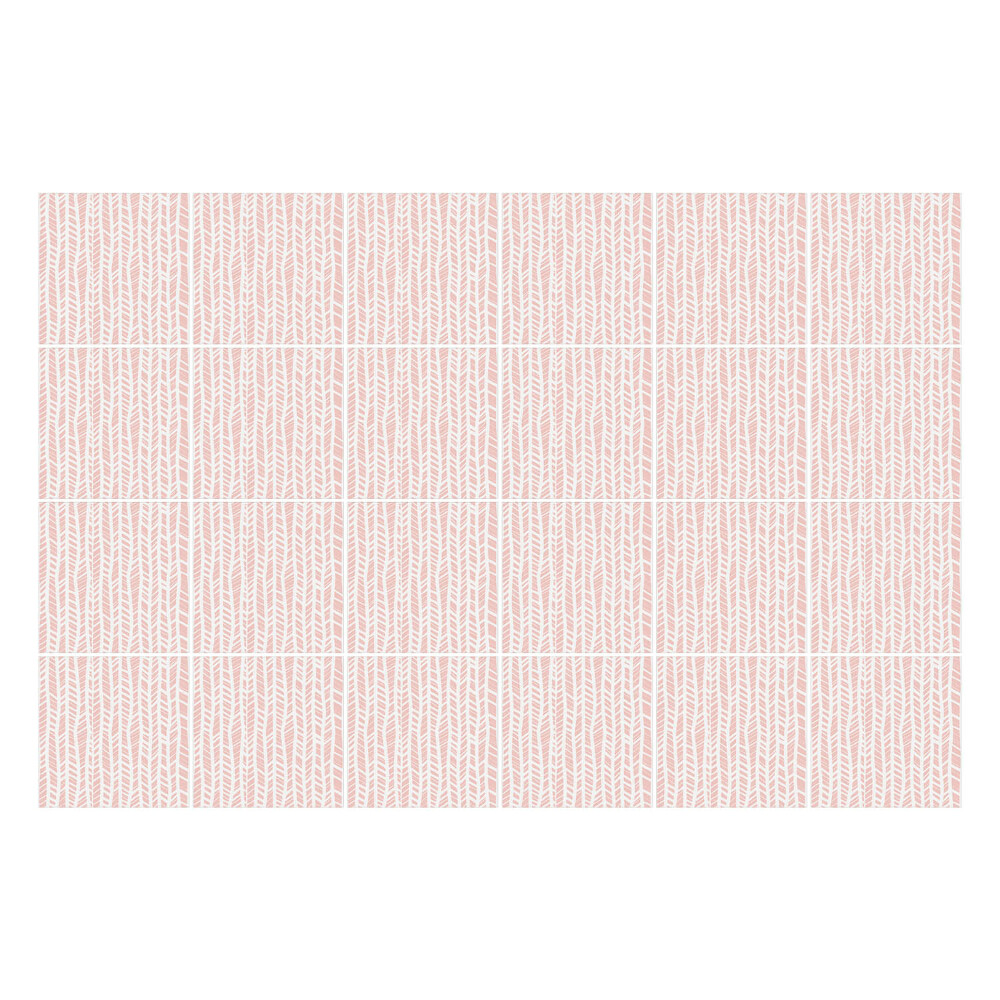 Samolepka na dlaždice Jemné větvičky v řadě