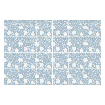 Nálepka na dlaždice Květinový motiv na pozadí