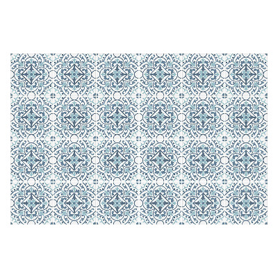 Samolepka na dlaždice Květinové ozdoby v síťovině