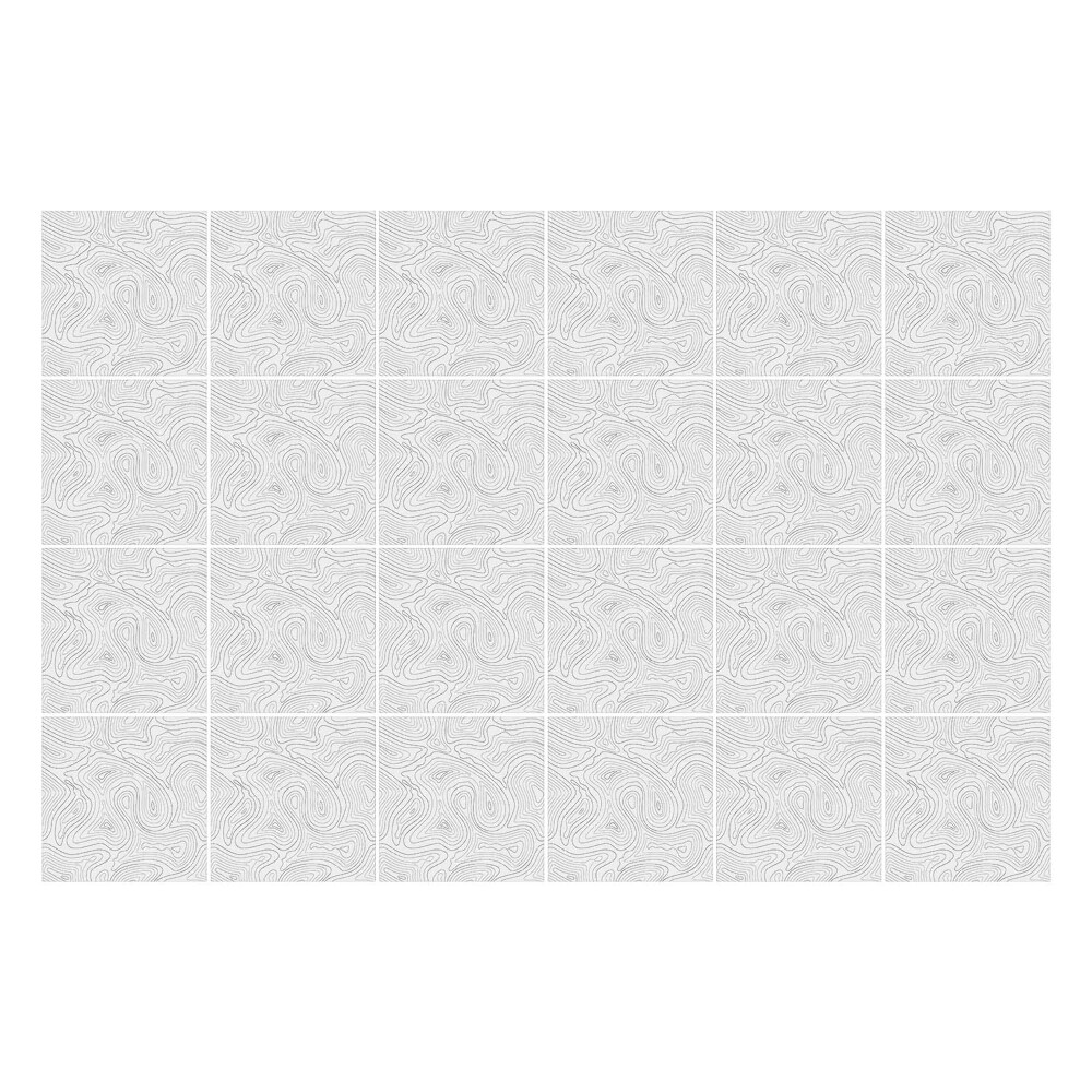 Samolepka na dlaždice Vlny v pohybu