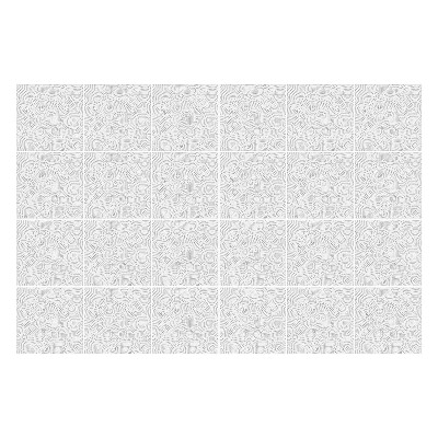 Samolepka na dlaždice Vlny v pohybu