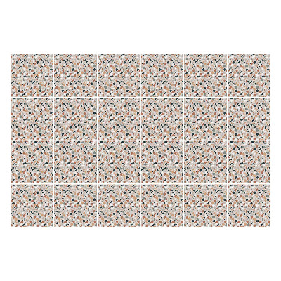 Nálepka na dlaždice Abstraktní listy a tvary