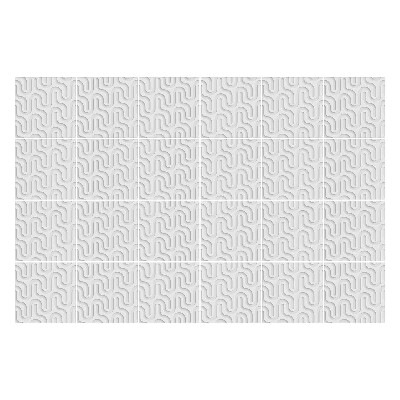 Samolepka na dlaždice Vlnovky v rozložení