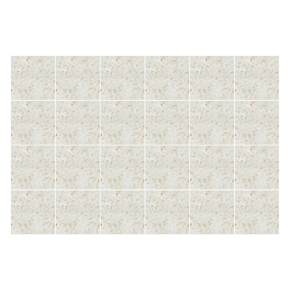 Nálepka na dlaždice Jemné listy v látce