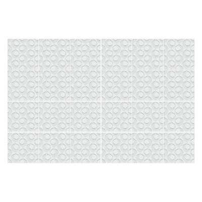 Nálepka na dlaždice Kruhy v pravidelném uspořádání